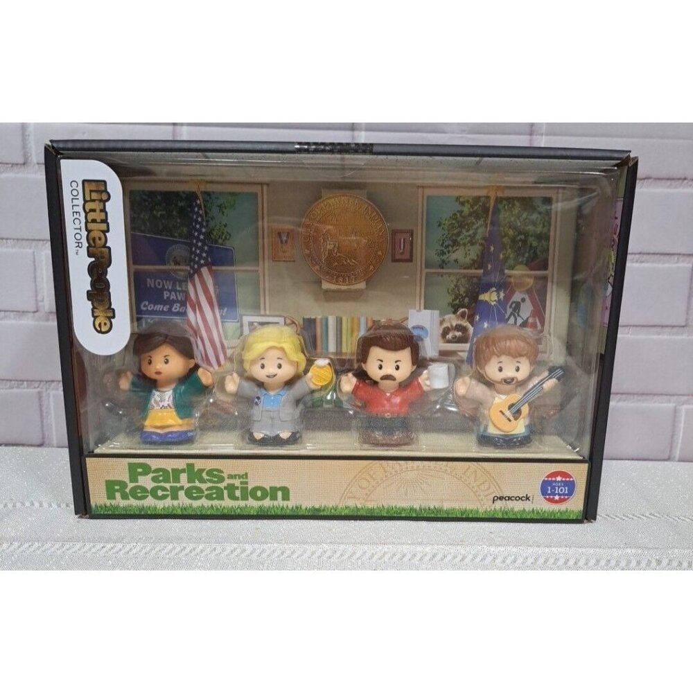 Fisher-Price Little People Collector Parks and Recreation‎ Character Set, New